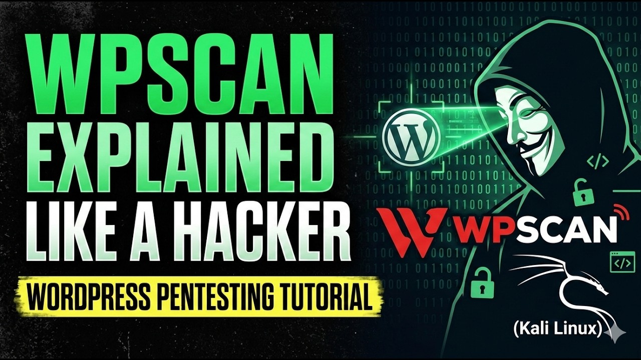 WPScan Explained Like a Hacker | WordPress Pentesting Tutorial (Kali Linux)