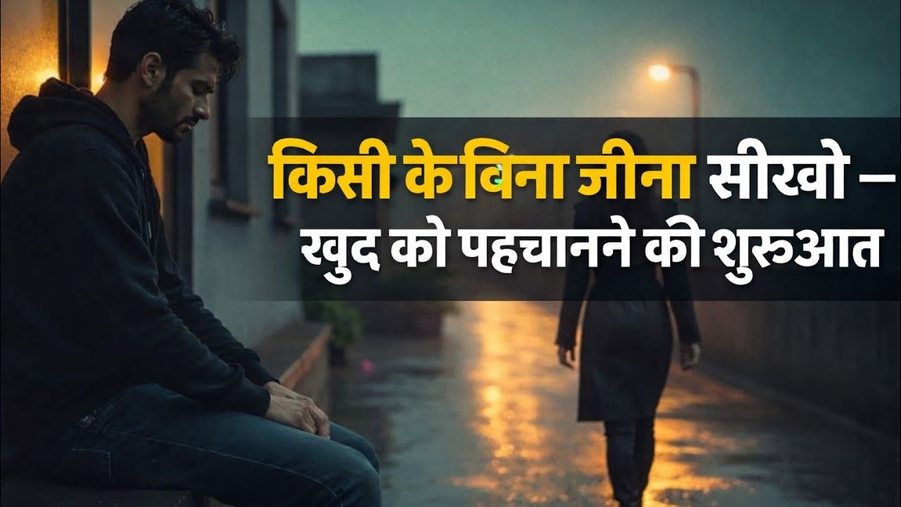 किसी के बिना जीना सीखो – खुद को पहचानने की शुरुआत || Love psychology motivational facts #love 