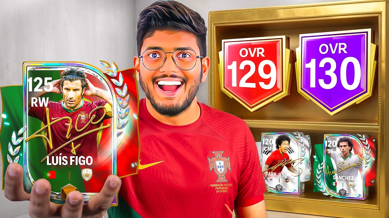 One step closer to next OVR.... Welcome 125 OVR Luis Figo, $359 Spent - FC MOBILE
