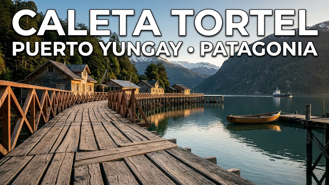 Caleta tortel Puerto Yungay Patagonia in Chile