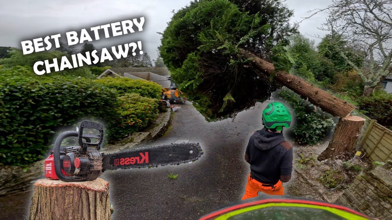 Is this the BEST BATTERY CHAINSAW on the Market!?