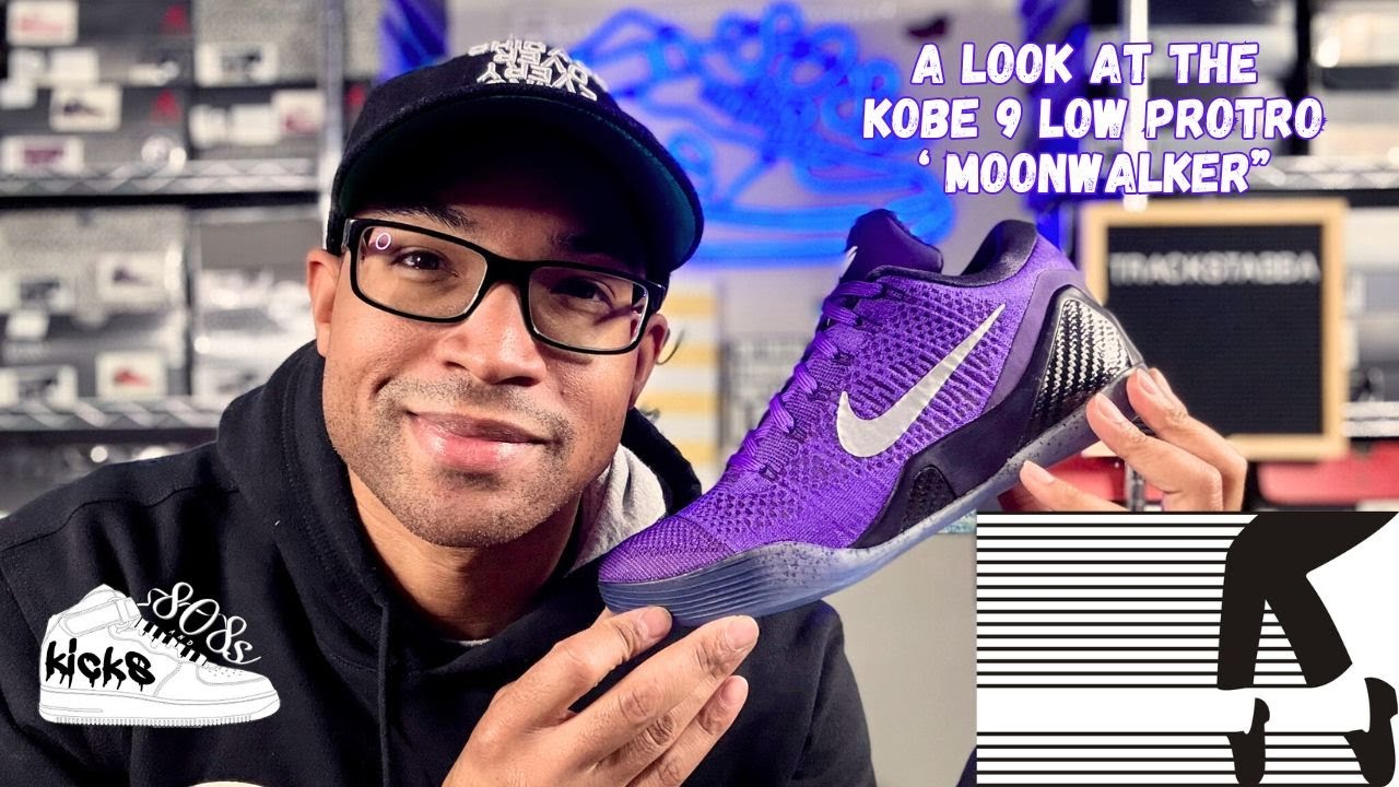 Взгляд на Kobe 9 low Protro «Moonwalker»