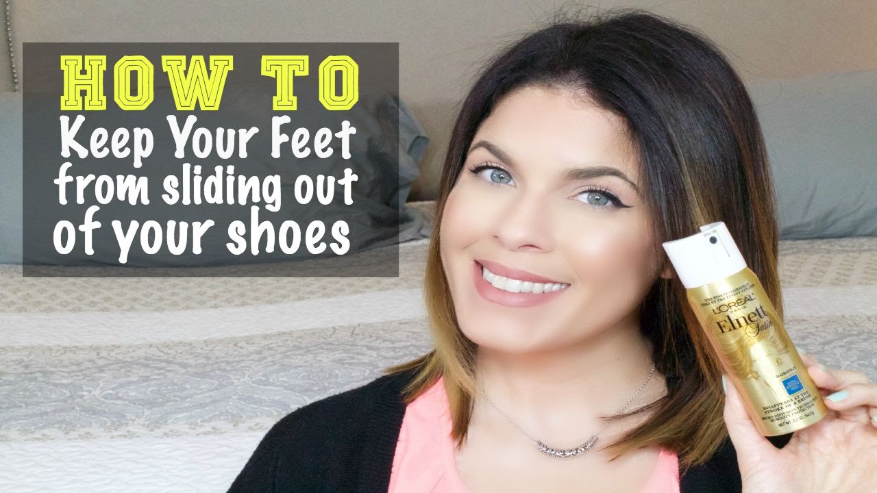 How to Keep Feet from Sliding Out of Shoes | Quick Tip | Updated