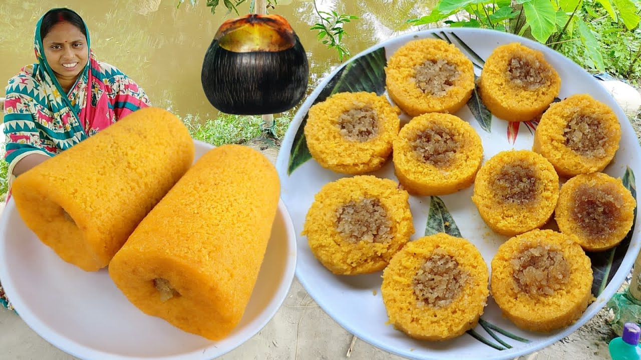 মাত্র ১০ টাকার সুজি দিয়ে পুরো পরিবারের জন্য পাকা তালের ভাপা পিঠা বানানোও যায় | taler pitha recipe