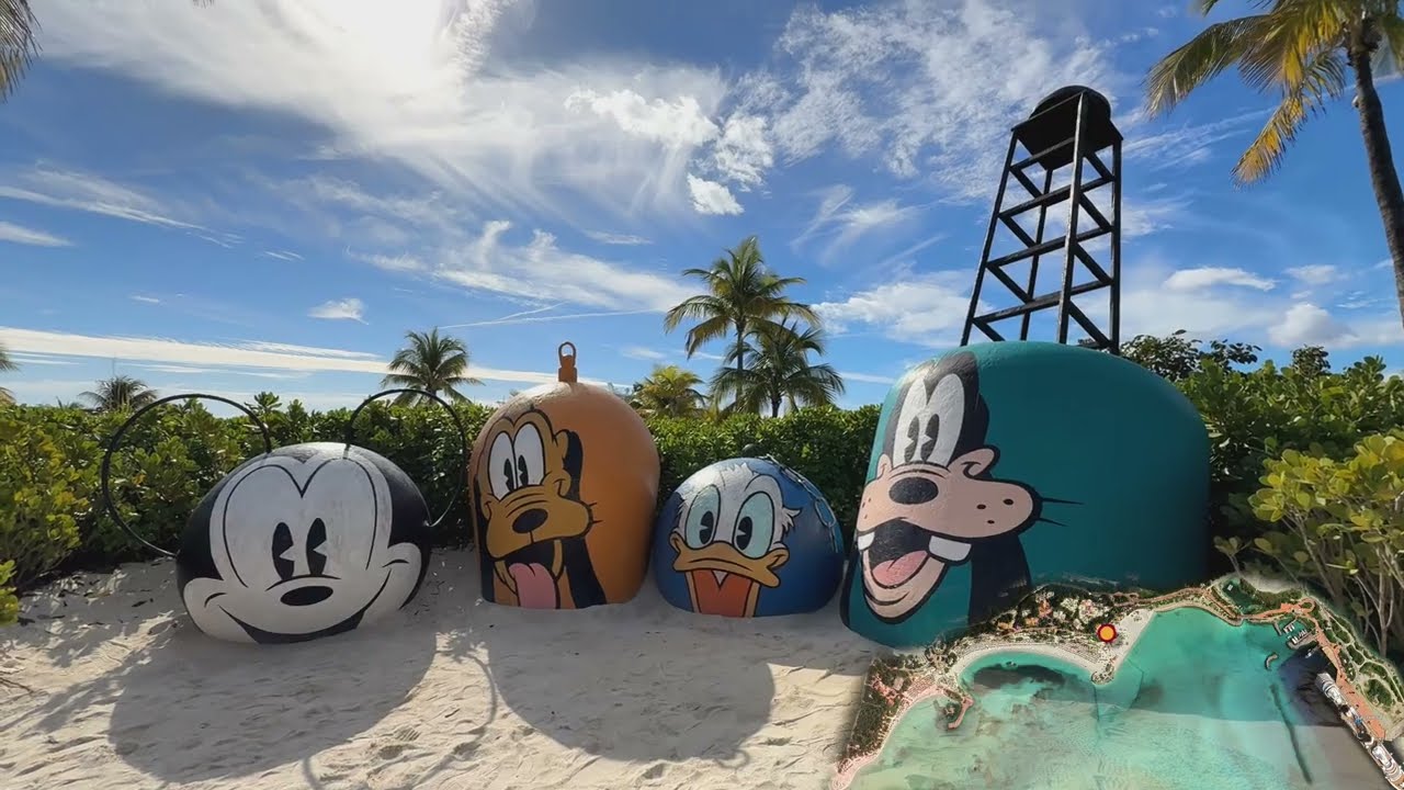 Castaway Cay Family Beach Area Walkaround