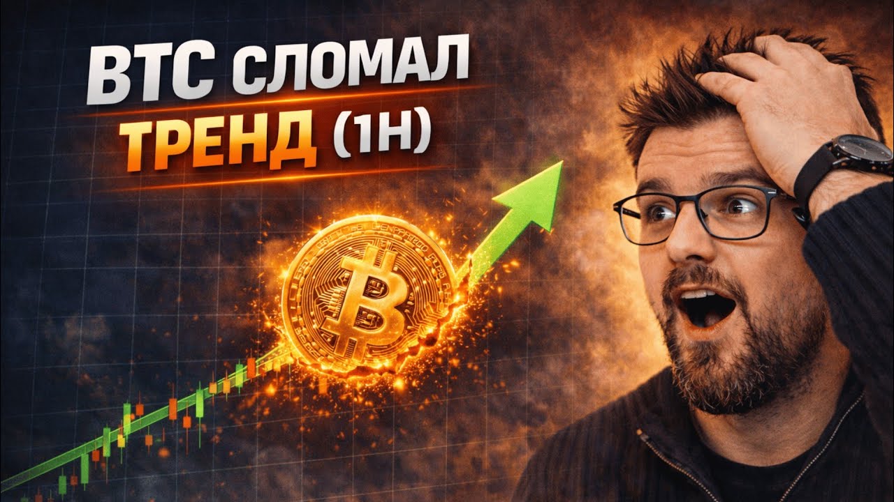 BTC сломал тренд на 1H: возможен рост? Разбор LTC/ATOM/NOT