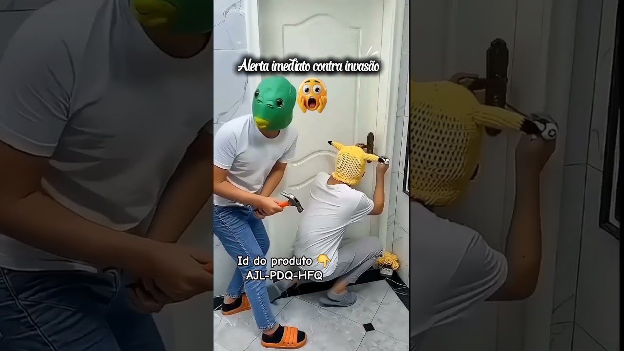 TRAVA ALARME COM SENSOR Tenta invadir? Vai levar susto! 😱 