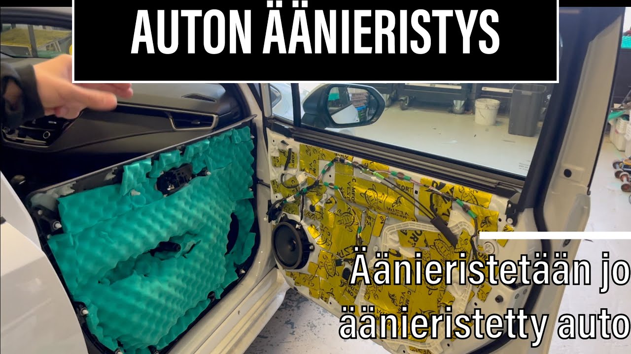 Auton äänieristäminen vuonna 2025!
