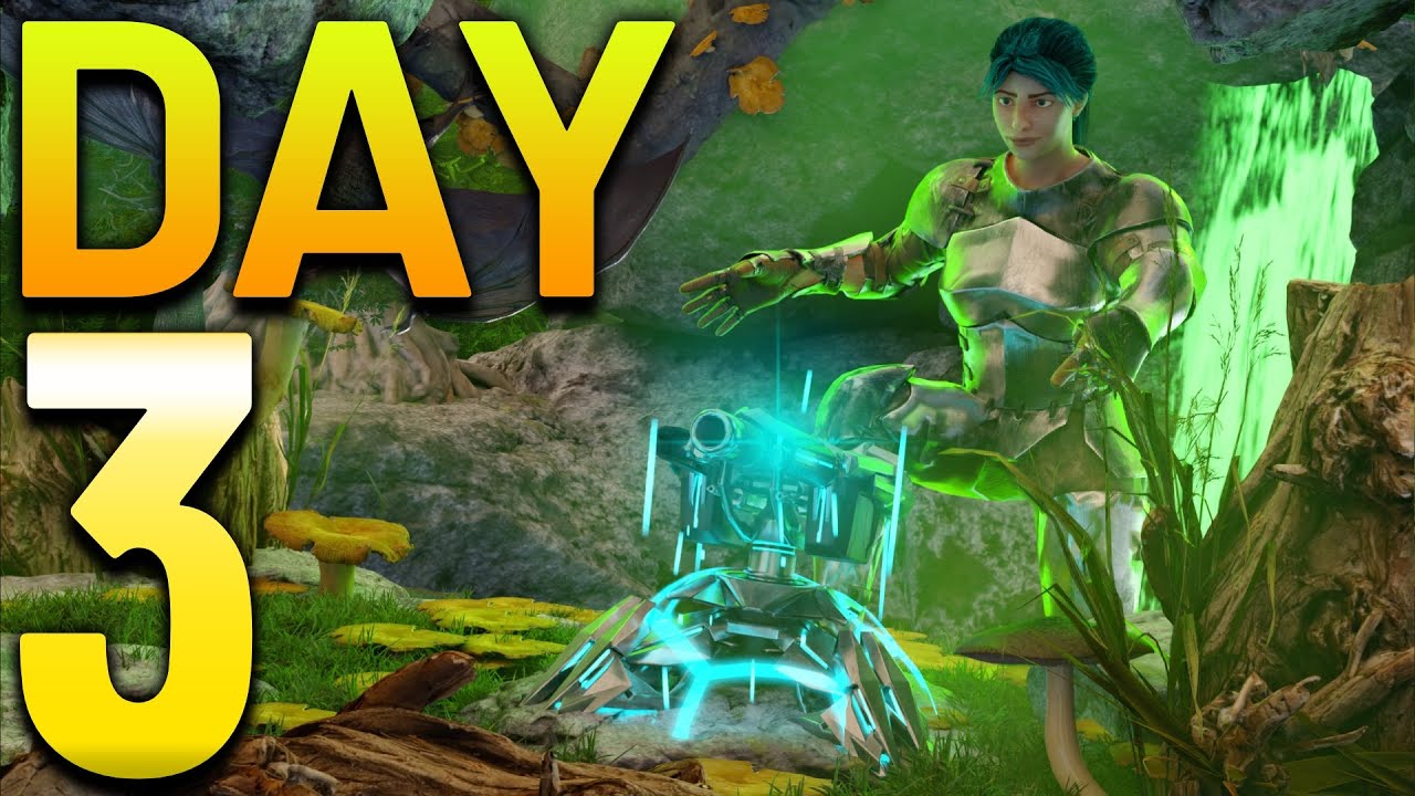 Building Up Our New Swamp Cave And Online Fobbing A Broken Desert Cave - Ark PvP