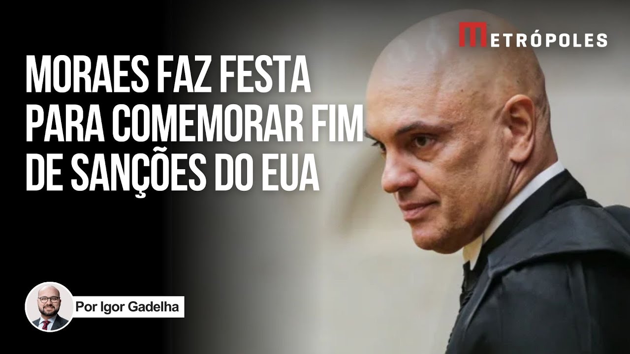 Moraes re&uacute;ne os Tr&ecirc;s Poderes em festa ap&oacute;s se livrar da Magnitsky