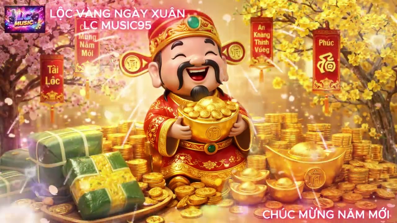 LỘC VÀNG NGÀY XUÂN | Nhạc Tết  hay nhất | LC MUSIC95