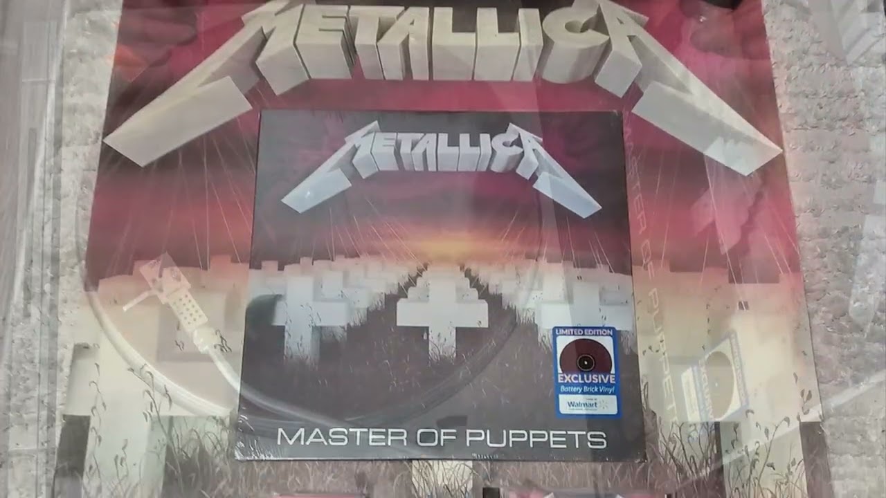 METALLICA Master Of Puppets VINYL RIP Side 1