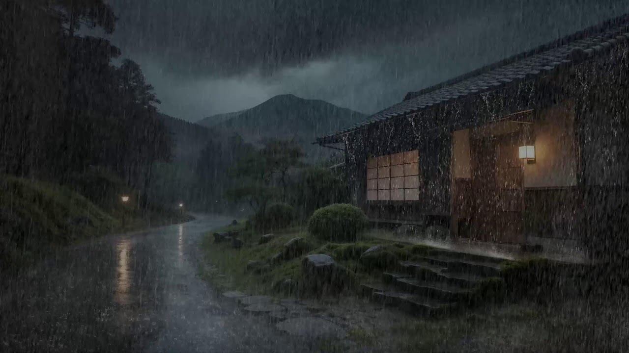 Relax and Sleep 🌙 Rain Sounds Falling on Tin Roof for Deep Sleep and Calm 💫