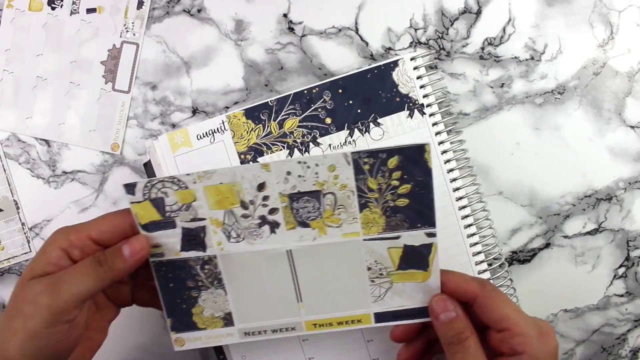 Plan As I Go | ECLP Hourly | Rose Shadow Collection | Speed Thru
