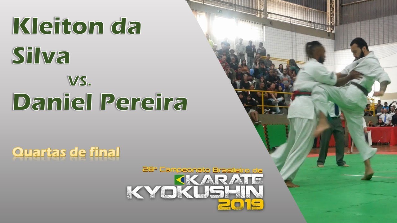Kleiton da Silva Vs. Daniel Pereira - Campeonato Brasileiro de Kyokushin 2019
