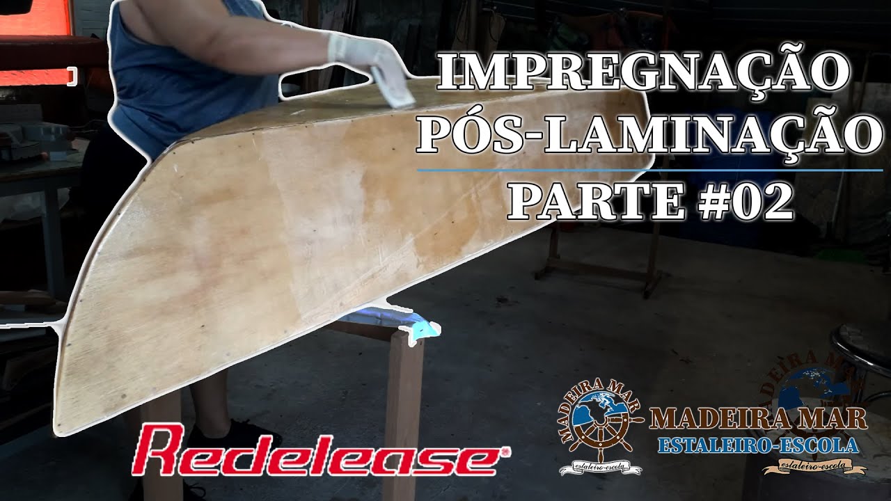Como aplicar resina em um barco depois de laminar fibra de vidro Parte #02  - Impregnação
