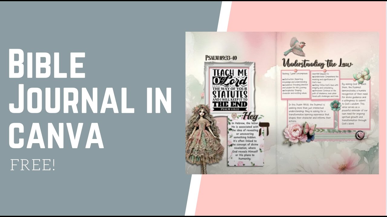 Digital Bible Journaling with Free Canva