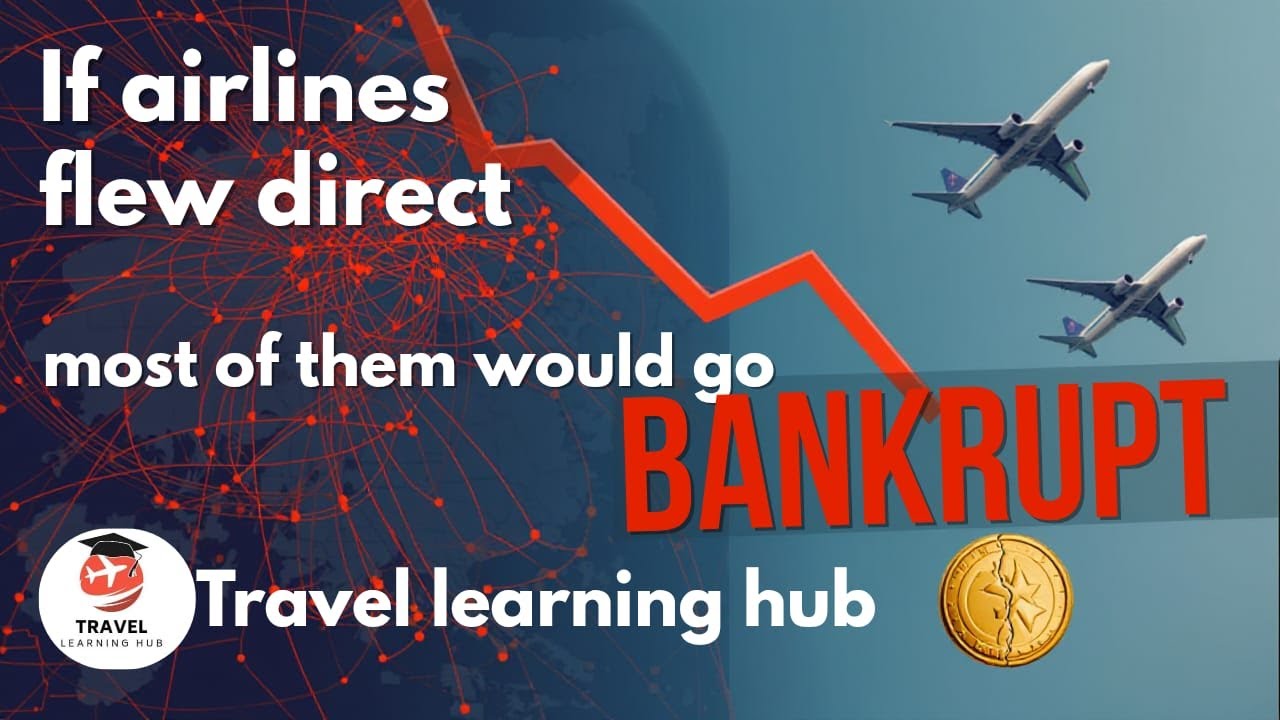 IF AIRLINES FLEW DIRECTLY MOST OF THEM WOULD GO BANKRUPT     #travellearninghub #trending #viral