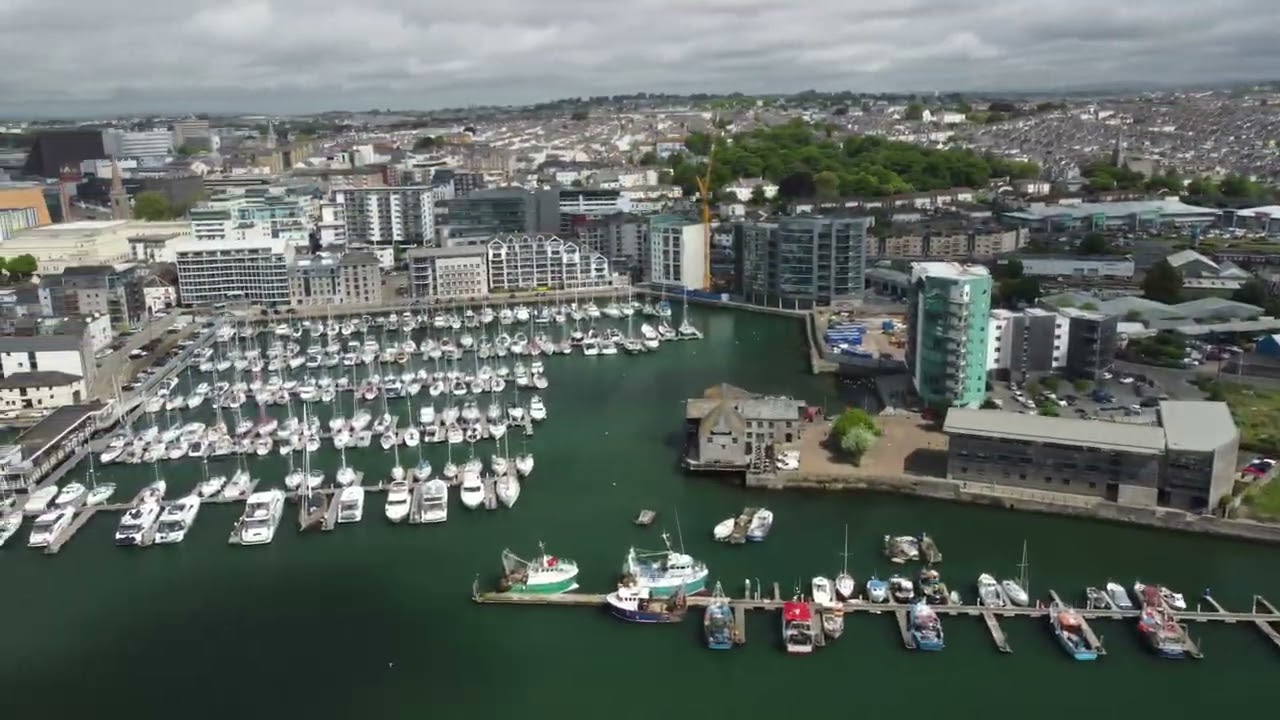 Sutton Harbour & National Marine Aquarium, Plymouth, Devon.