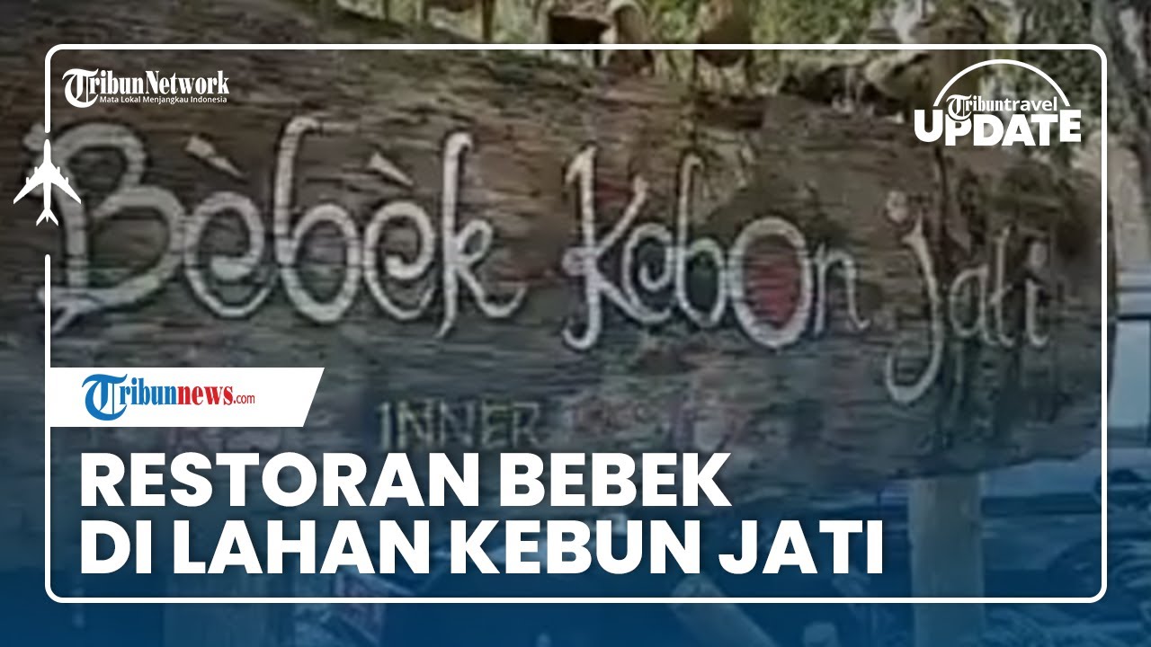 Bebek Kebon Jati di Bandar Lampung, Restoran yang Memanfaatkan Lahan Kebun Jati sebagai Spot Makan