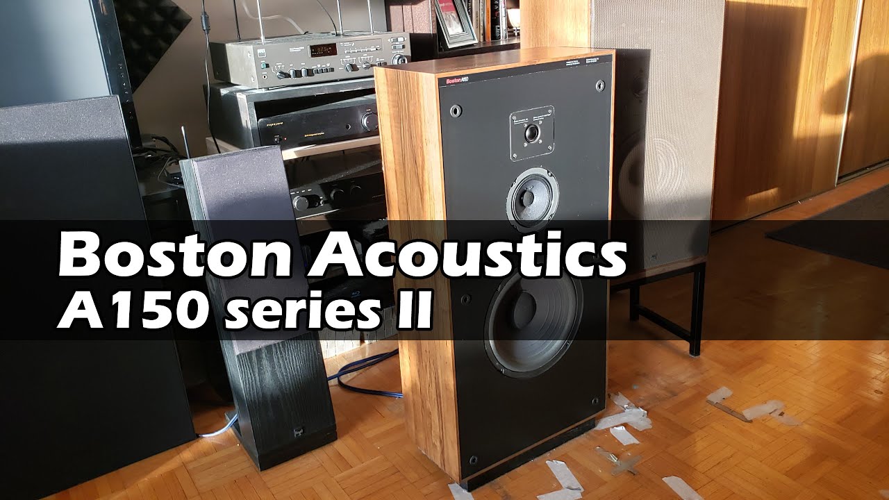 A Look at the Boston Acoustics A150 series II speakers (see Description for amendments to this vid)