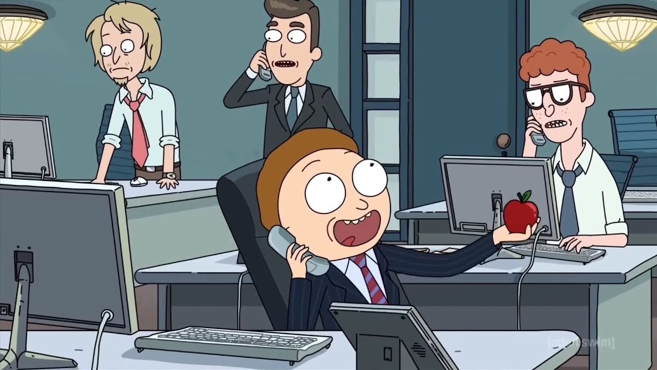 Rick & Morty &brvbar; Morty Becomes a Stock Broker
