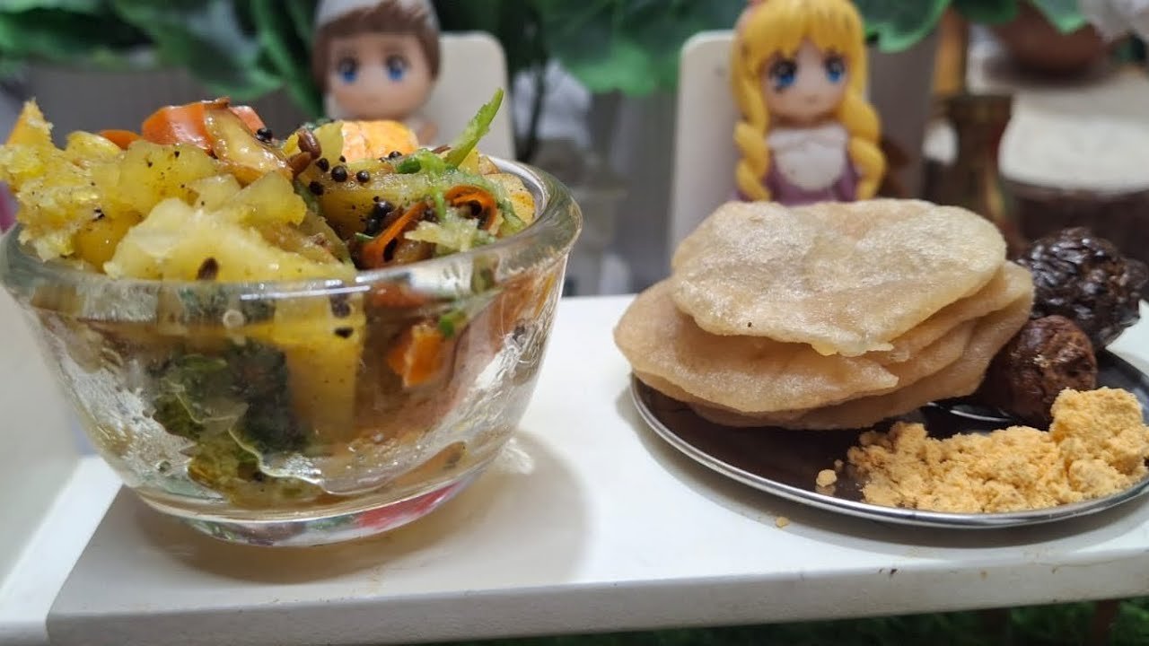 “Poori Went POP! Pumpkin Said Stop!” 😂#Rini tinycooking#miniaturefoodrecipe #indianfood#thetinyfood 