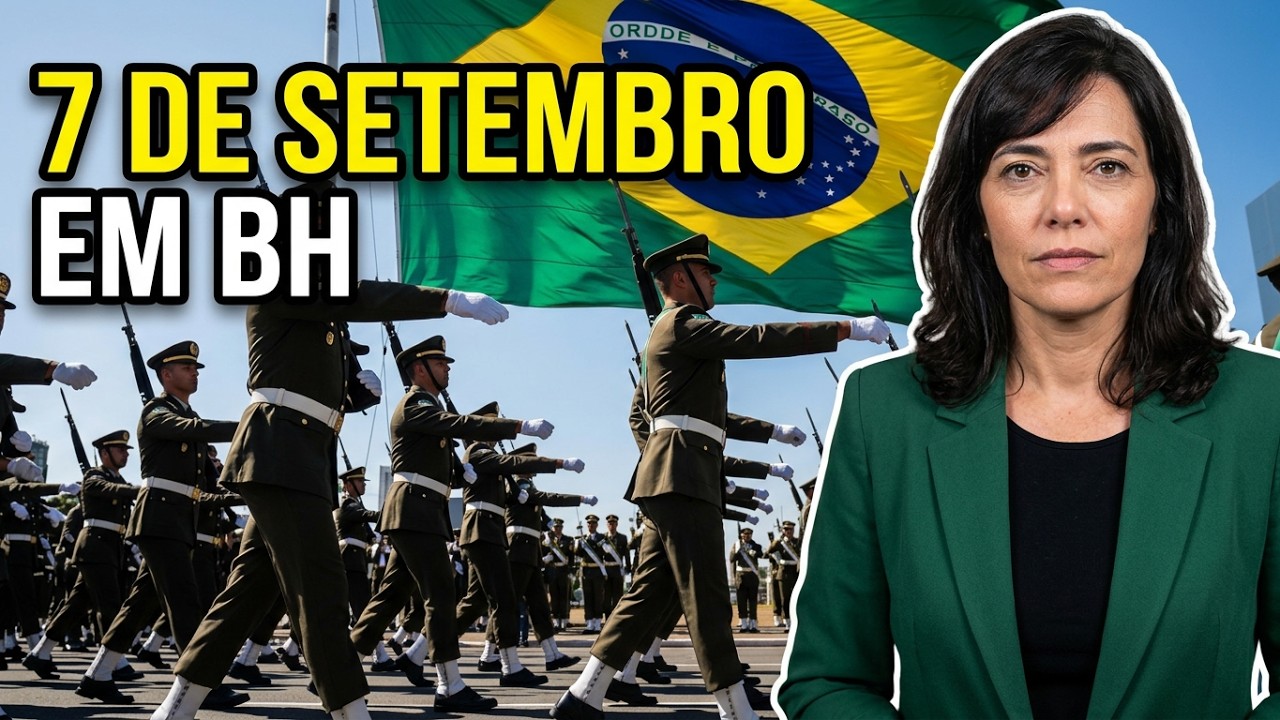 🔴 AO VIVO: Desfile de 7 de Setembro 2025 BH MG! INDEPENDÊNCIA DO BRASIL!