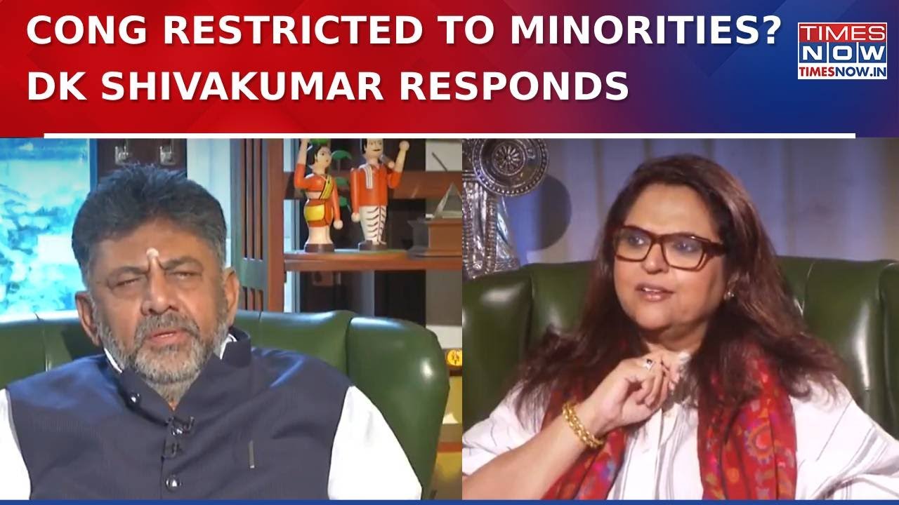 Karnataka Dy CM DK Shivakumar On Congress Being Minority Vote Bank, Exclusive Interview On Times Now
