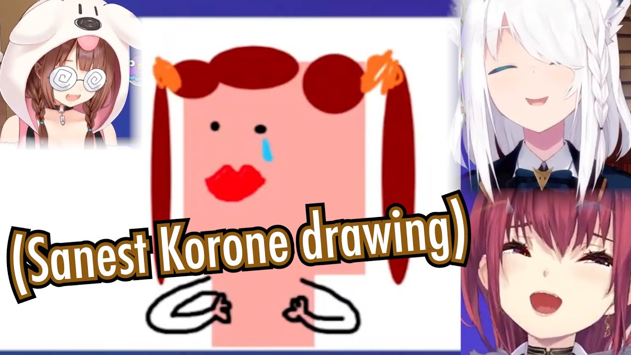 Korone's hilarious shape-tool art makes everyone laugh until they choke