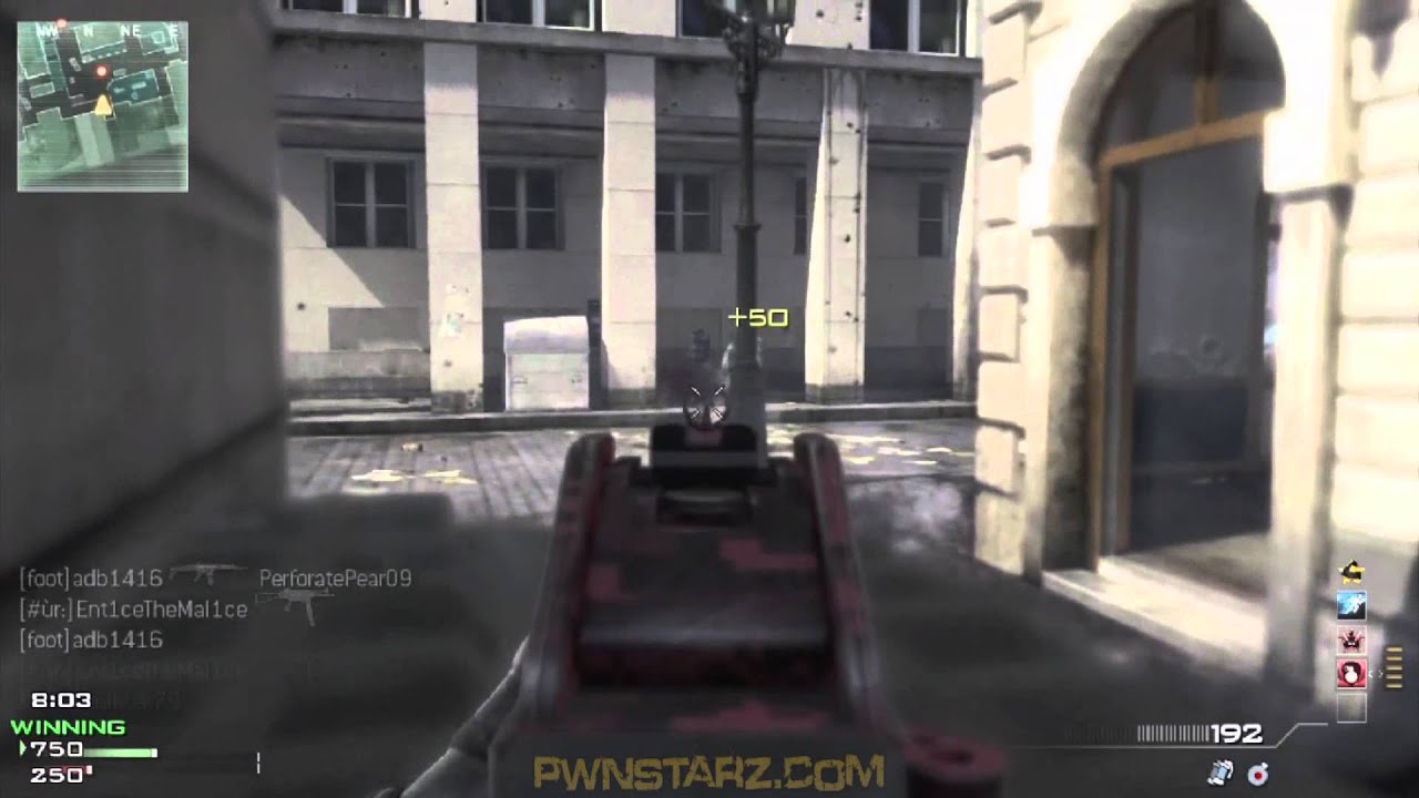 Ent1ceTheMal1ce 1st Day playing MW3 Nuke MOAB on Lockdown with UMP45