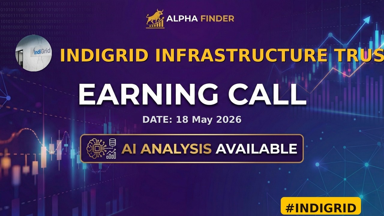 IndiGrid Infrastructure Trust (540565) | INDIGRID | Earning Call | Alfa Finder