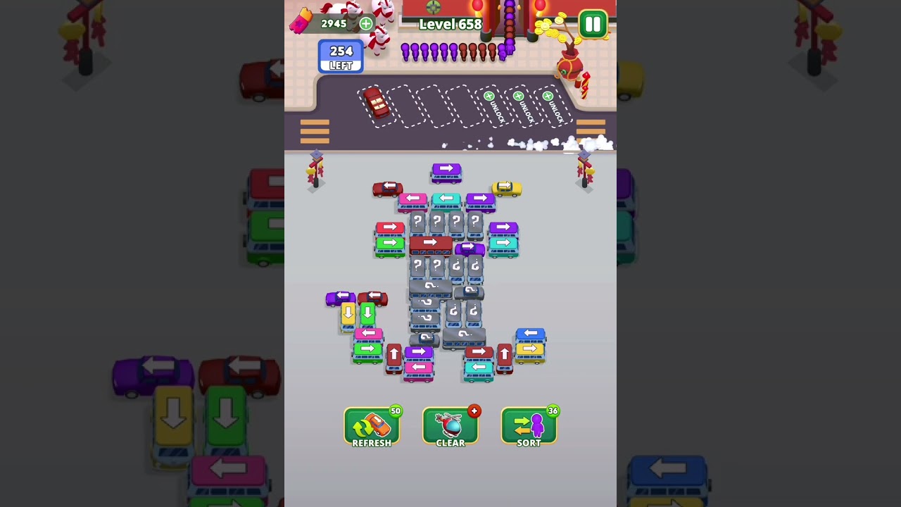 Bus Escape: Traffic Jam Level 656-657-658-659-660