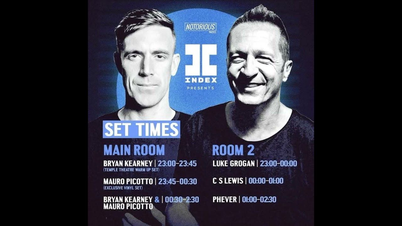 Bryan Kearney & Mauro Picotto @ Index Dublin 2025