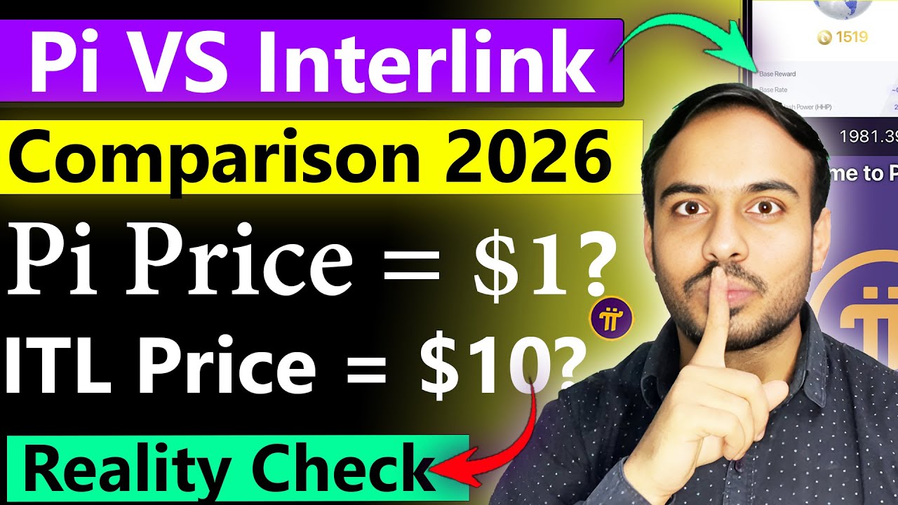 Pi Vs Interlink कौन आगे? | Pi Network New Update | Interlink New Update | Pi vs ITL Price विश्लेषण 😮