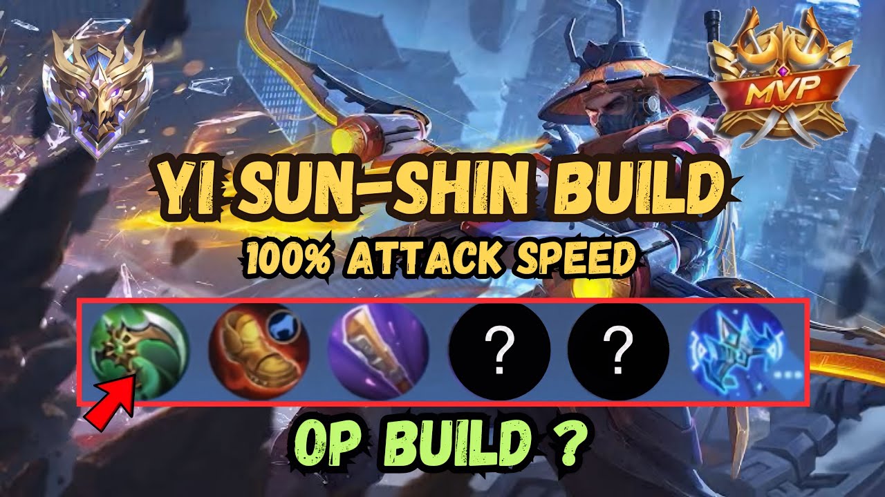 YI SUN-SHIN 100% ATTACK SPEED BUILD IS BROKENN !! (don't try this)