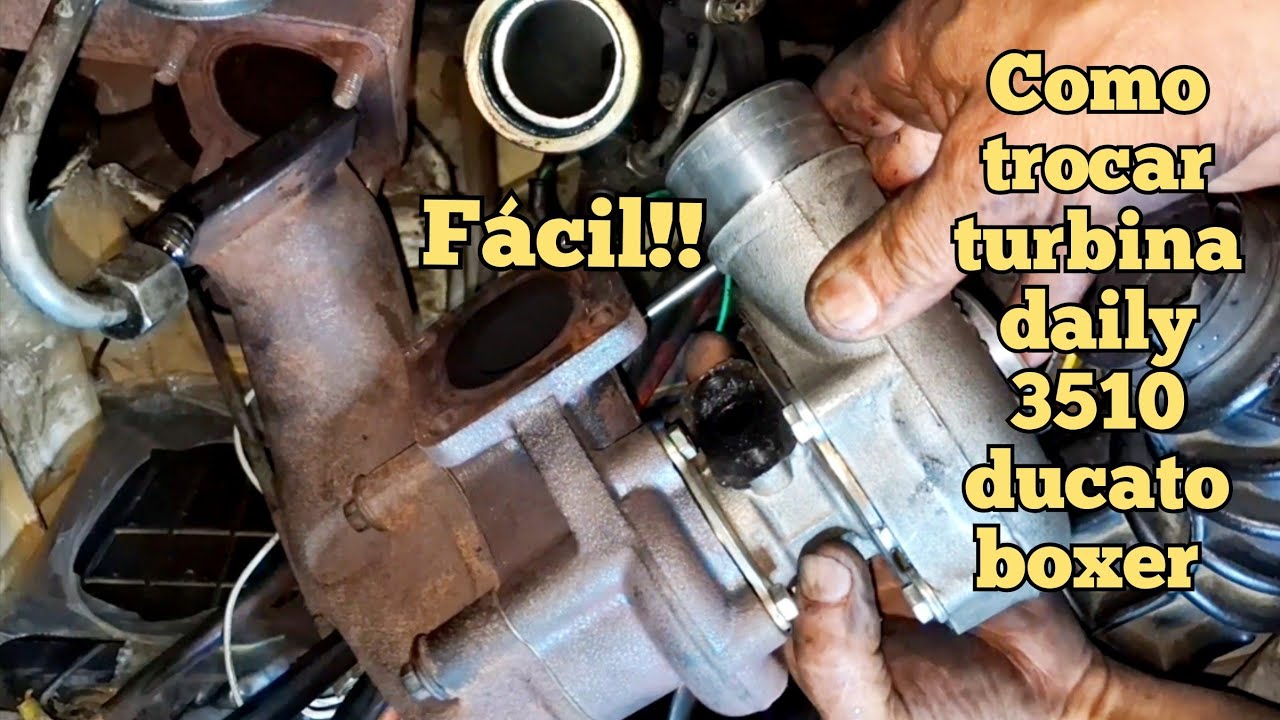COMO TROCAR TIRAR TURBINA IVECO DAILY 2.8 3510 DUCATO BOXER FÁCIL PASSO A PASSO FAÇA VC MESMO!!