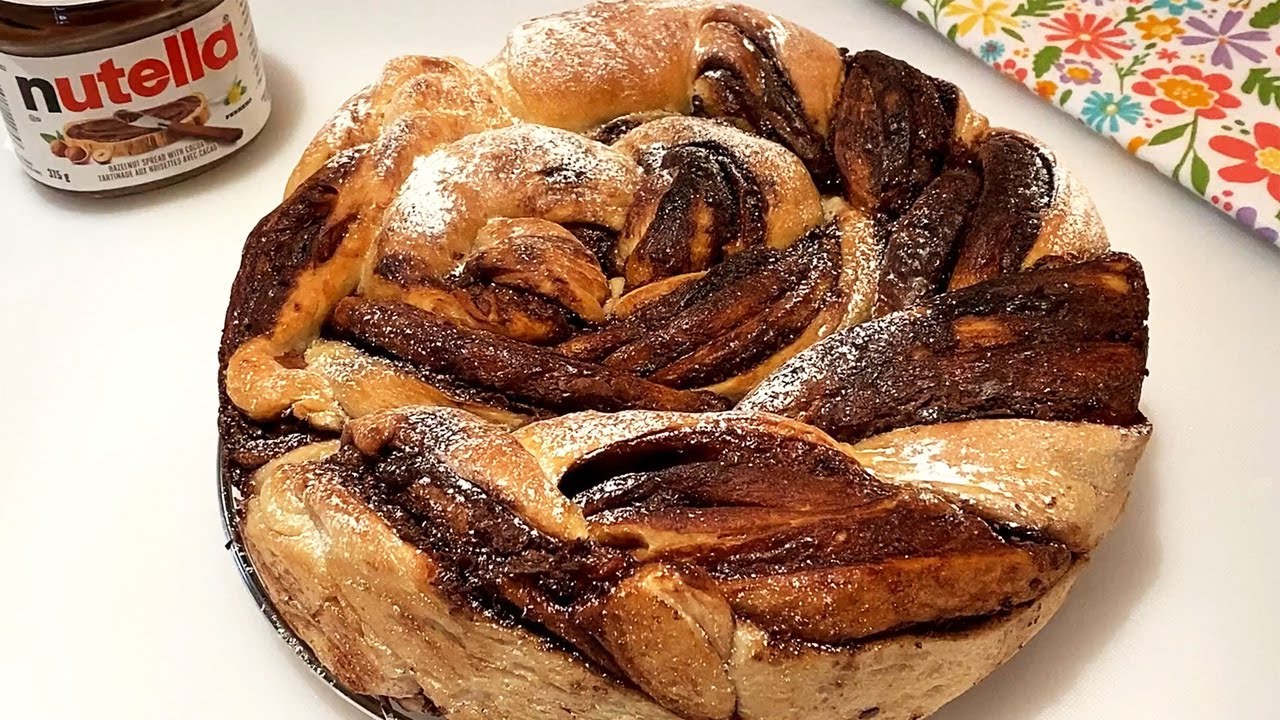 Braided Nutella Bread Recipe 🍫❤️
