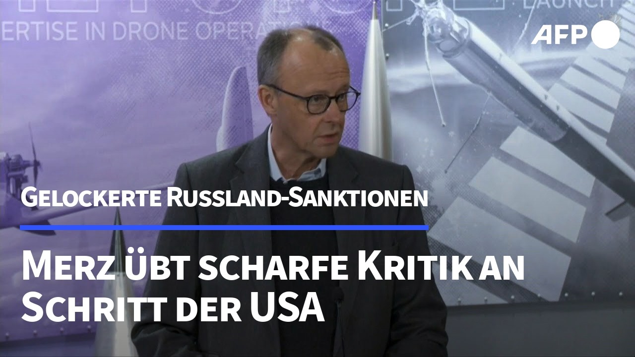 Merz lehnt Lockerung von Russland-Sanktion strikt ab | AFP