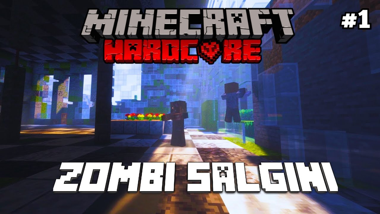 Minecraft Hardcore'da ZOMBİ Salgınında HAYATTA Kalmak! (Part 1)