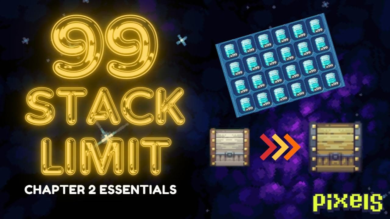 PIXELS︱HOW TO UPGRADE STORAGE CHESTS TO TIER 2 WITHOUT BREAKING THE 999 STACK LIMIT🧰