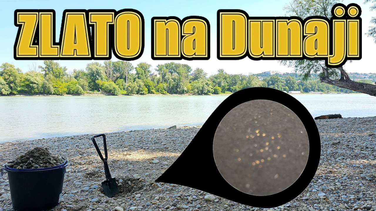 Začínajú pribúdať zlatinky ✨ Ryžovanie zlata na Dunaji ✨