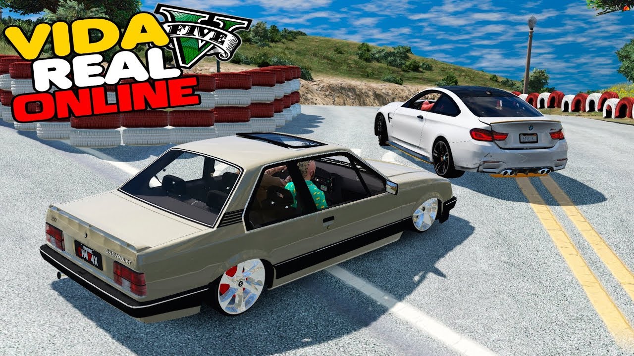 GTA V : VIDA REAL : A GRANDE CORRIDA CONTRA A BMW BRANCA !  #495