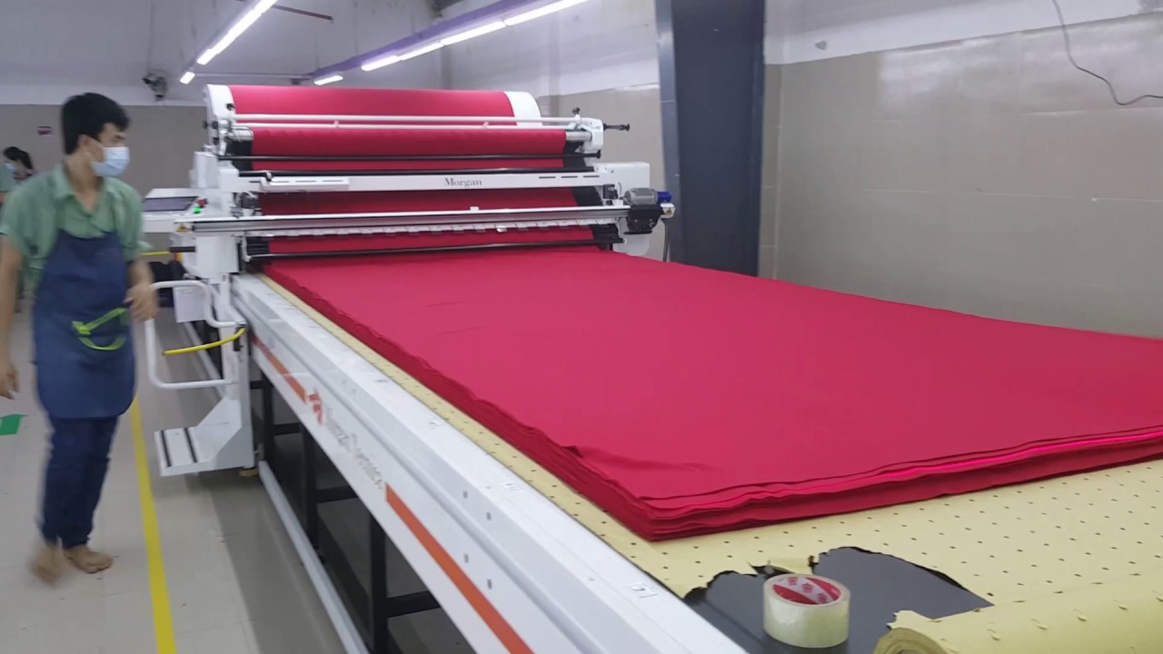 Thuan Phuong. Máy Trải Vải tự động Morgan. Hiệu Quả, Tiết Kiệm
