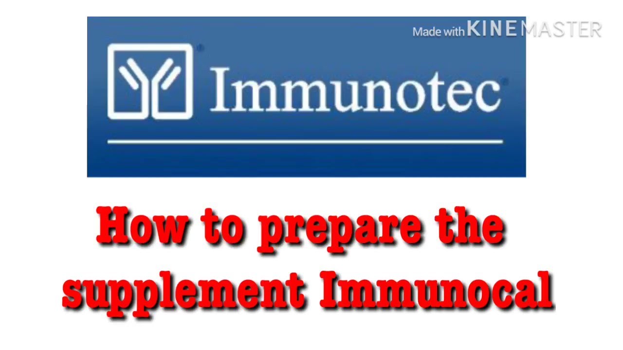 How To Prepare The Supplement Immunocal