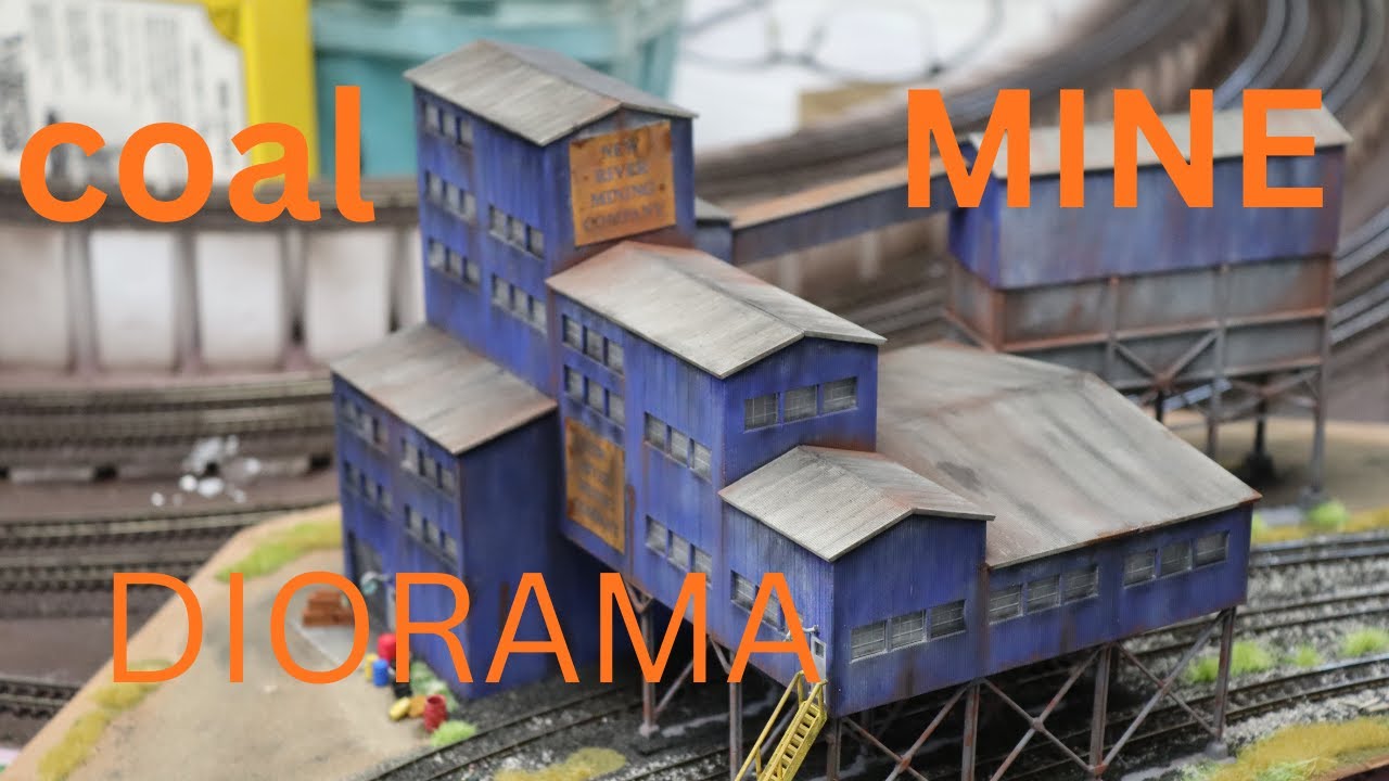 Building a Coal Factory Diorama | Realistic Scenery Techniques   esp 14 part 1