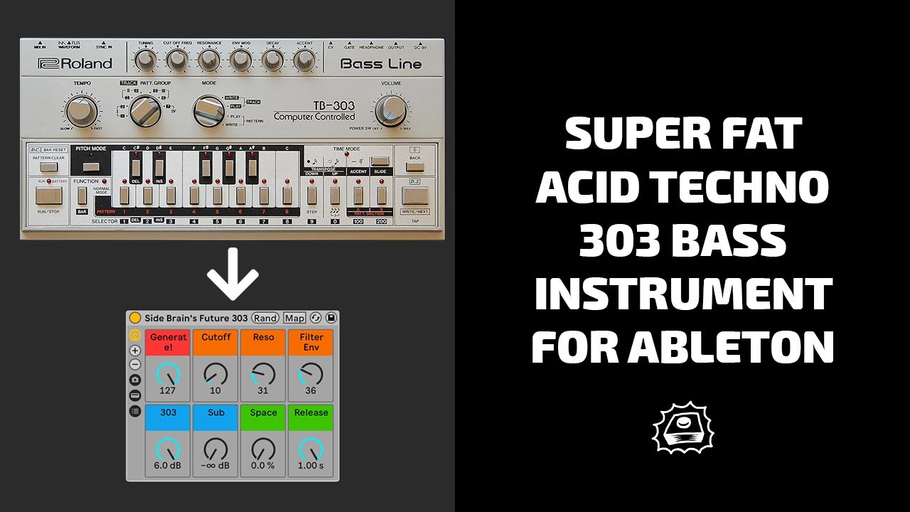 Super Fat Acid Techno TB-303 Bass for Ableton Live (Free Download) | Side Brain