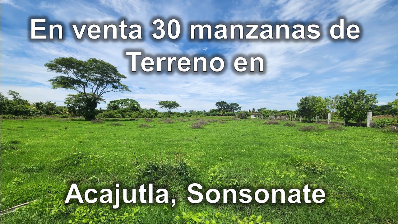 🔹️Sale a $ 15.000 Mz. cada manzana🔹️Terreno en venta cerca de El Decámeron El Salvador