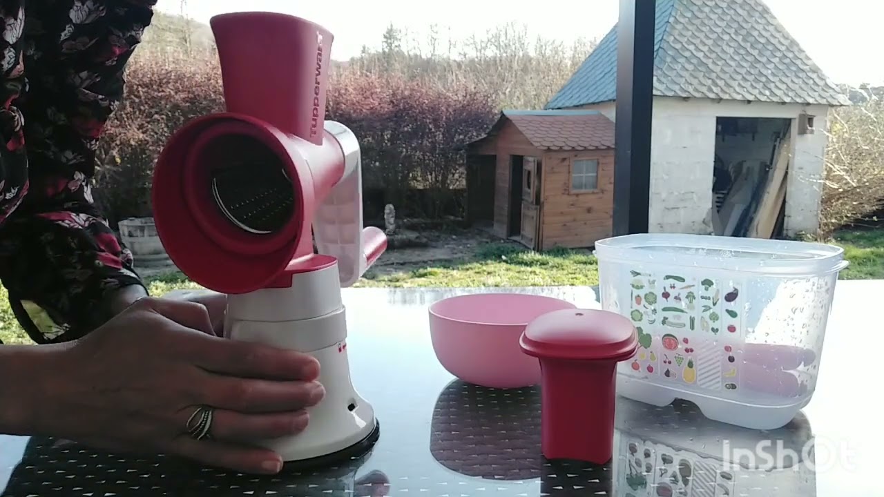 Présentation de la râpe adaptachef Tupperware