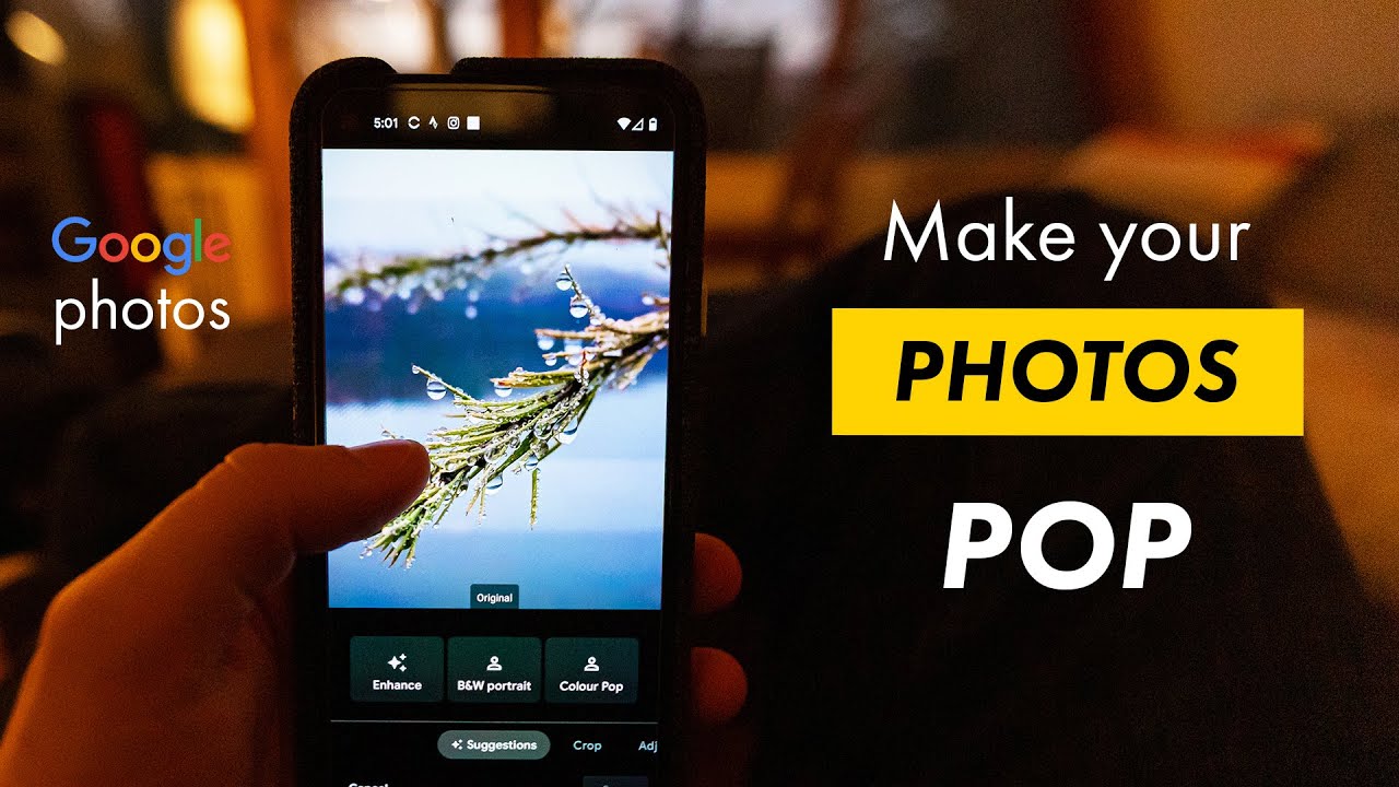 How to EDIT your photos 📸 on your Google Pixel/iPhone to make them ✨ POP ✨ (using Google Photos!)